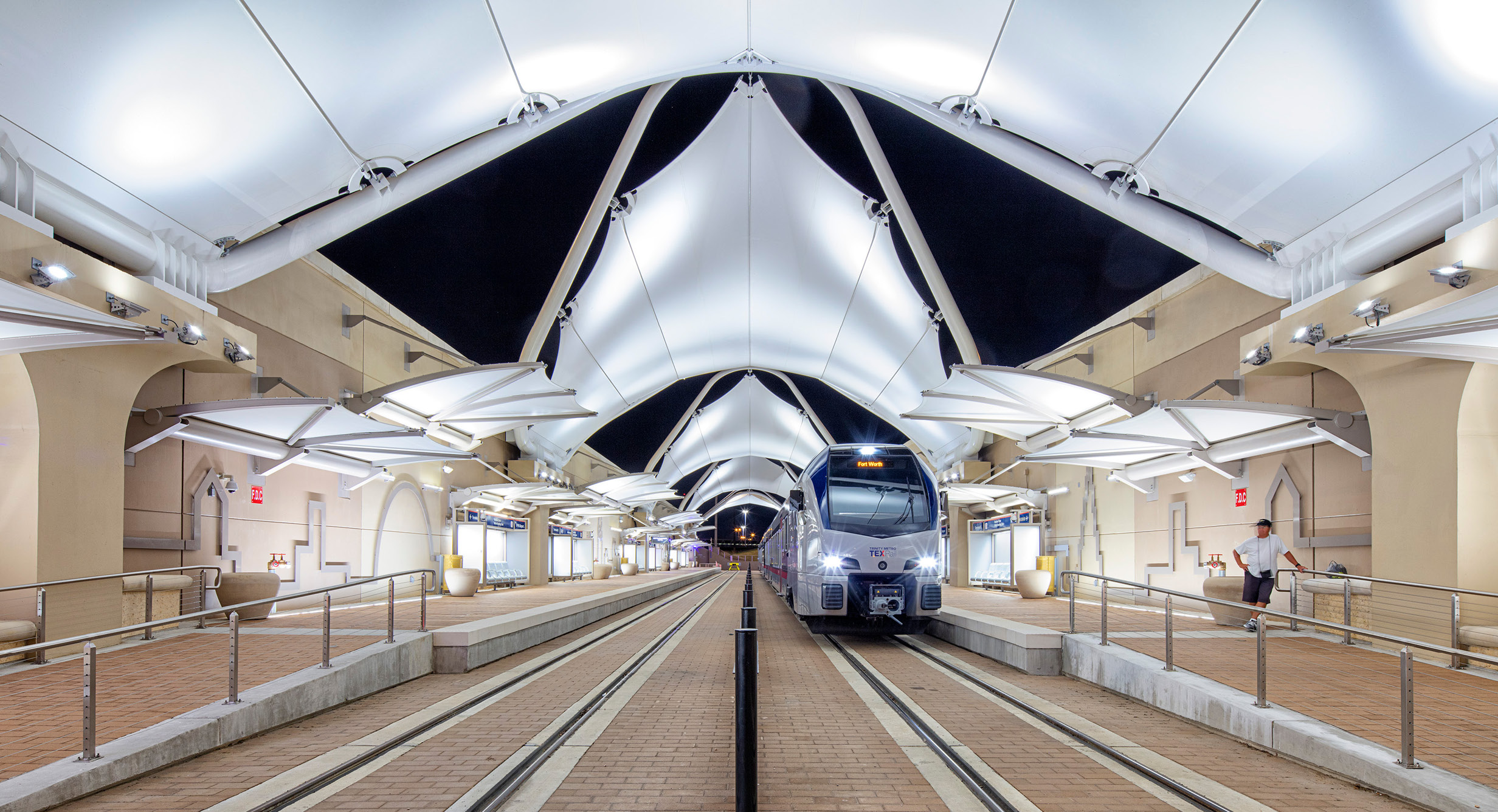 TEXRail Station at DFW International Airport Terminal B