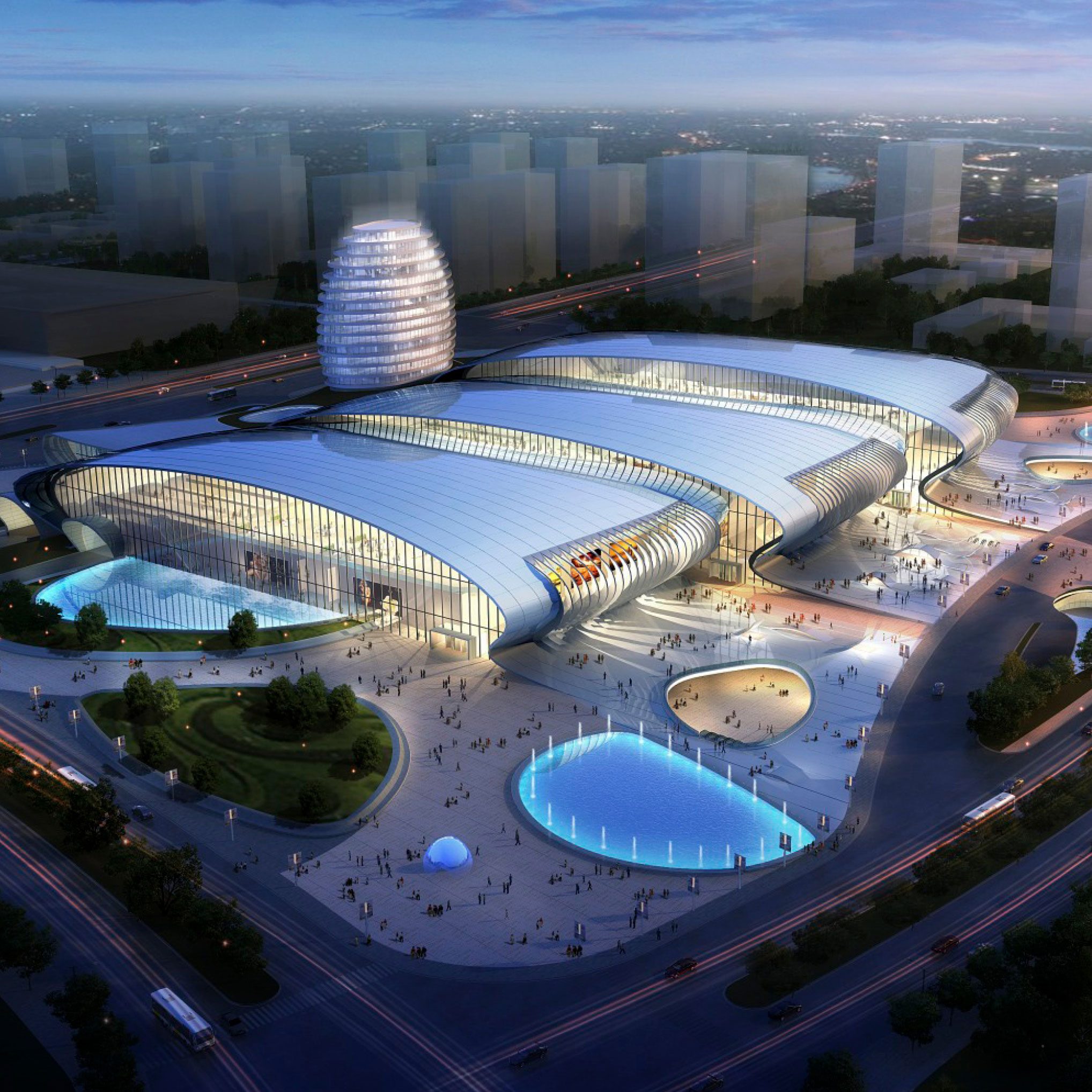 Jinjiang International Exhibition Center Master Plan